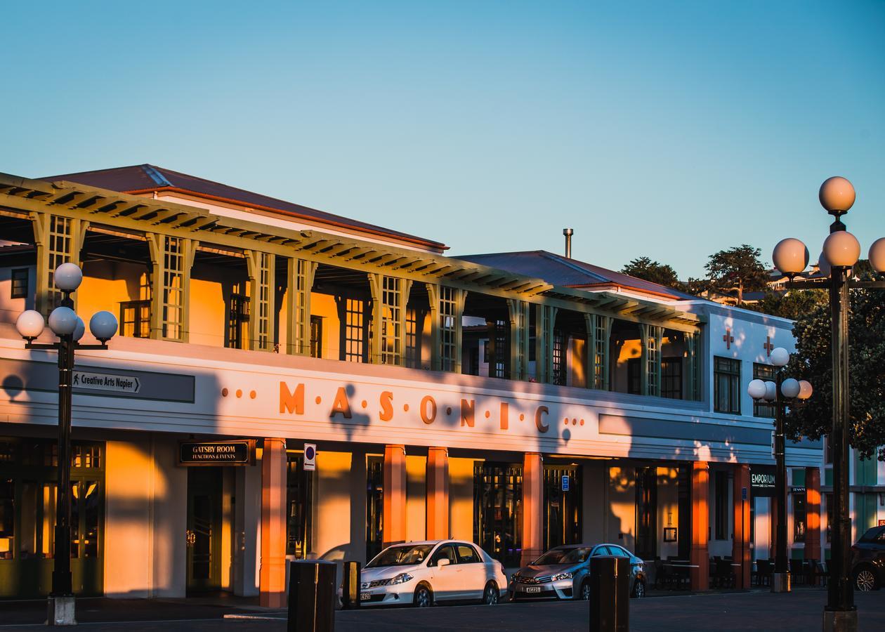 Art Deco Masonic Hotel Napier Eksteriør bilde
